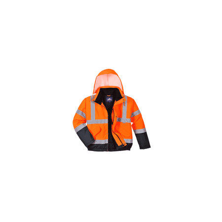 Hi-Vis 2-Tone Bomber Jacket - Style PW- S266
