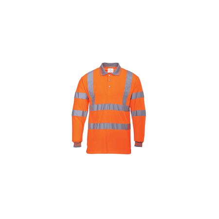 Portwest Hi-Vis Long Sleeved Polo S277