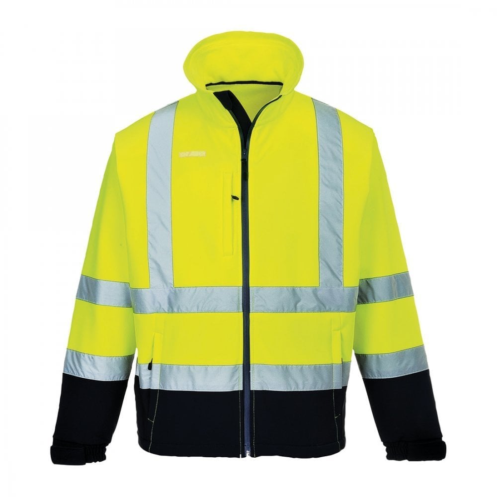 Portwest Hi-Vis Contrast Softshell (3L) S425
