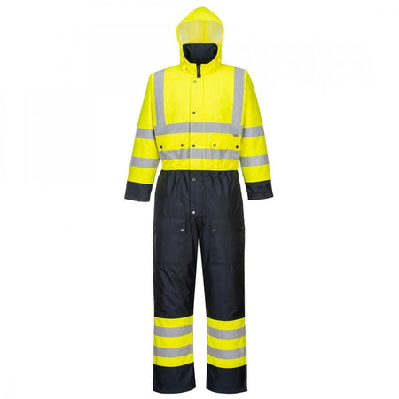 Portwest Hi-Vis Contrast Coverall - Lined S485