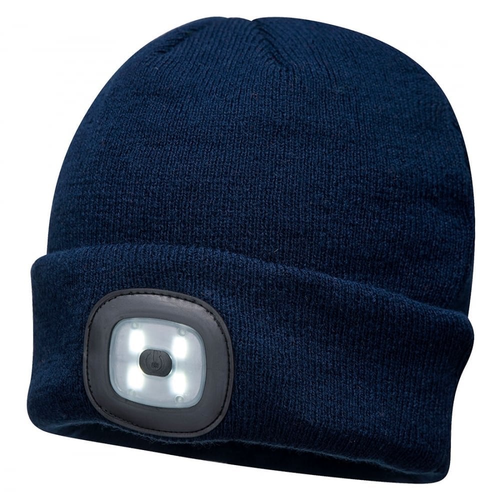 Portwest Beanie USB Rechargeable LED Head Light B029