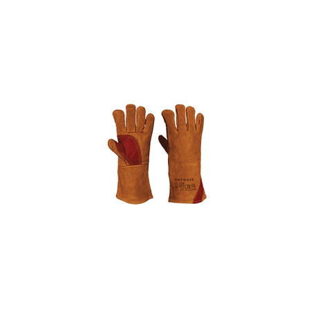 Welders 330 Split Leather Reinforced Palm Gauntlet