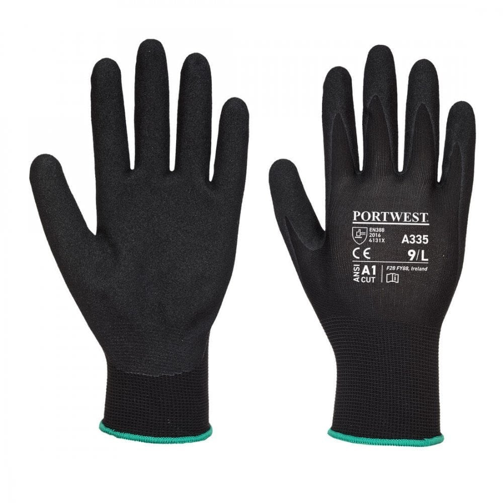 Portwest Dermi-Grip NPR15 Nitrile Sandy Glove A335