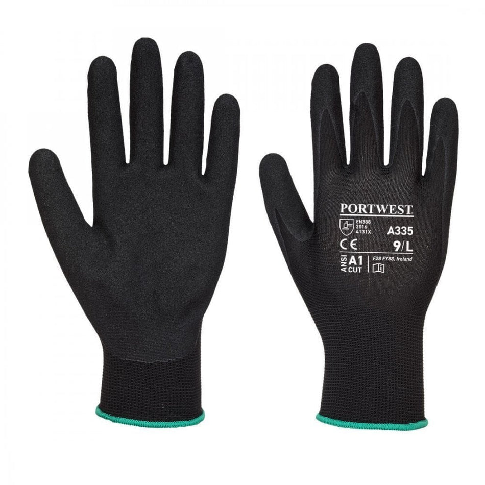 Portwest Dermi-Grip NPR15 Nitrile Sandy Glove A335