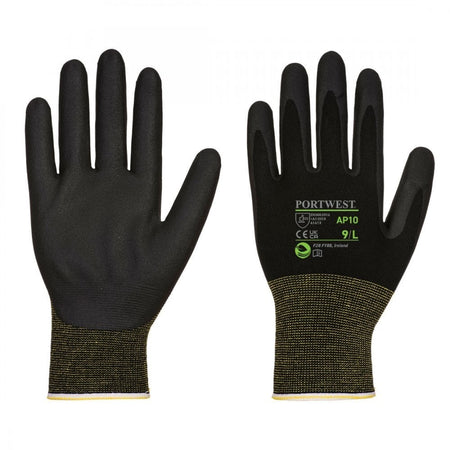 Portwest NPR15 Foam Nitrile Bamboo Glove - 12 pack AP10