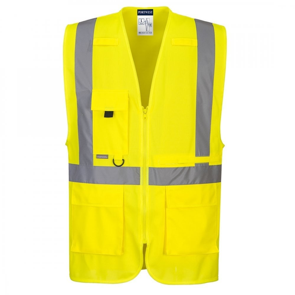 Portwest Hi-Vis Executive Vest With Tablet Pocket C357