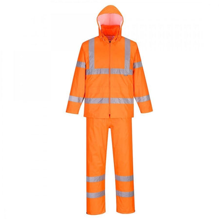 Portwest Hi-Vis Packaway Rainsuit H448