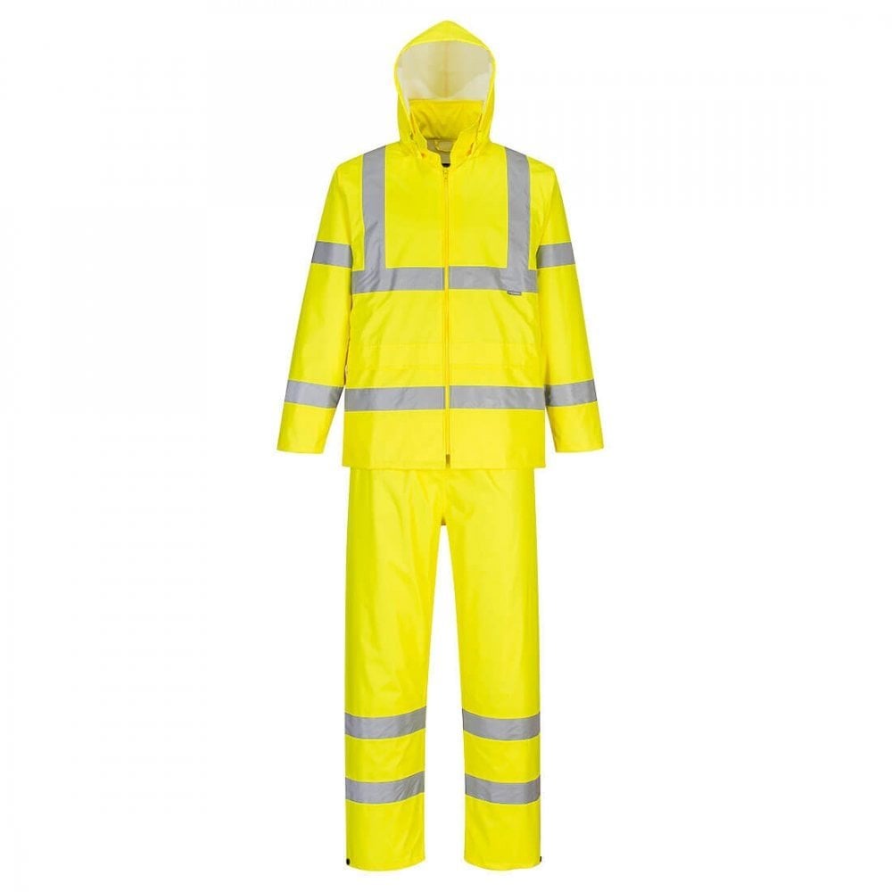 Portwest Hi-Vis Packaway Rainsuit H448