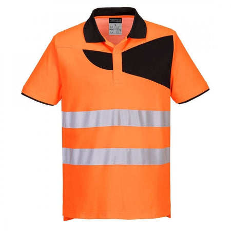 Portwest PW2 Hi-Vis Polo Shirt S/S PW212