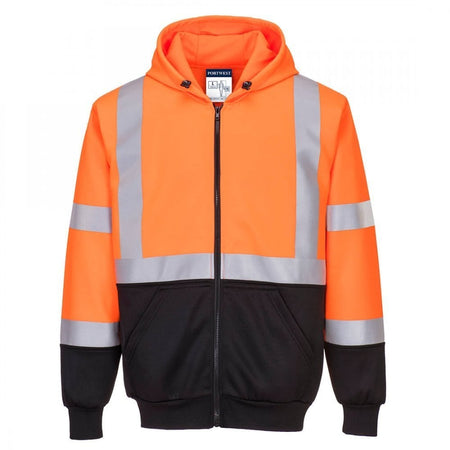 Portwest Hi-Vis Two-Tone Zipped Hoodie B315