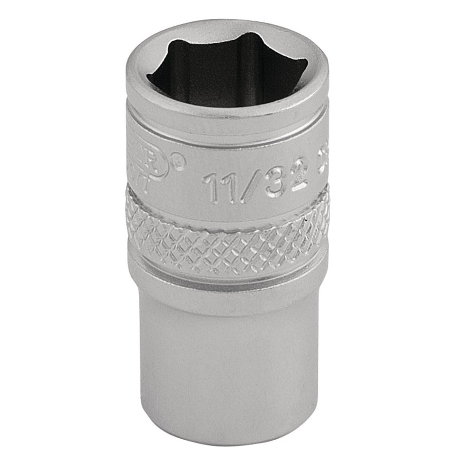 DRAPER 1/4" Square Drive Imperial Socket (11/32"): Model No. B-AF/MS