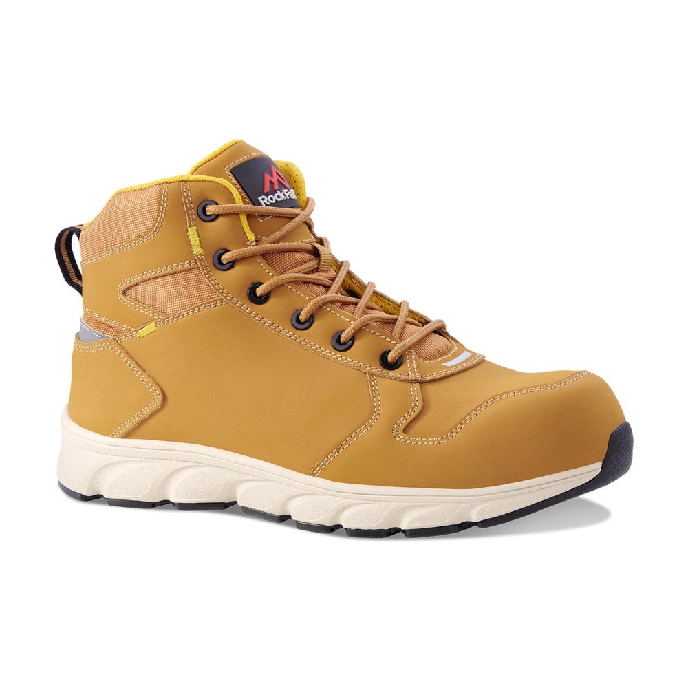 Rock Fall RF113 Sandstone Lightweight Honey Safety Boot Size 12