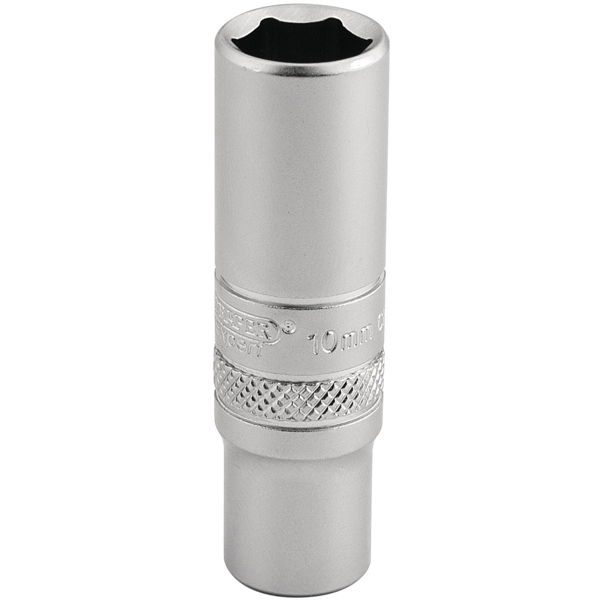 DRAPER 1/4" Square Drive 6 Point Deep Socket (10mm): Model No. BT-MM/MS