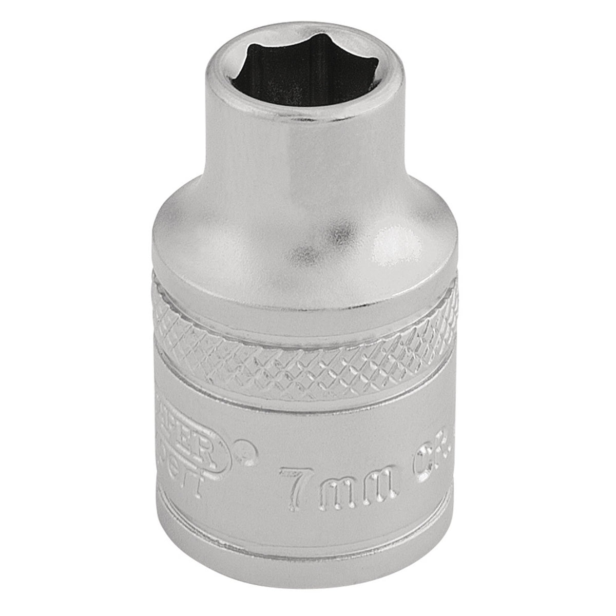 DRAPER 3/8" Square Drive 6 Point Metric Socket (7mm): Model No. D-MM/MS