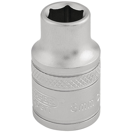 DRAPER 3/8" Square Drive 6 Point Metric Socket (8mm): Model No. D-MM/MS