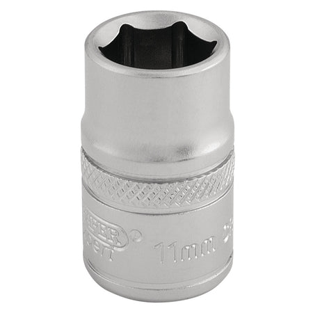 DRAPER 3/8" Square Drive 6 Point Metric Socket (11mm): Model No. D-MM/MS