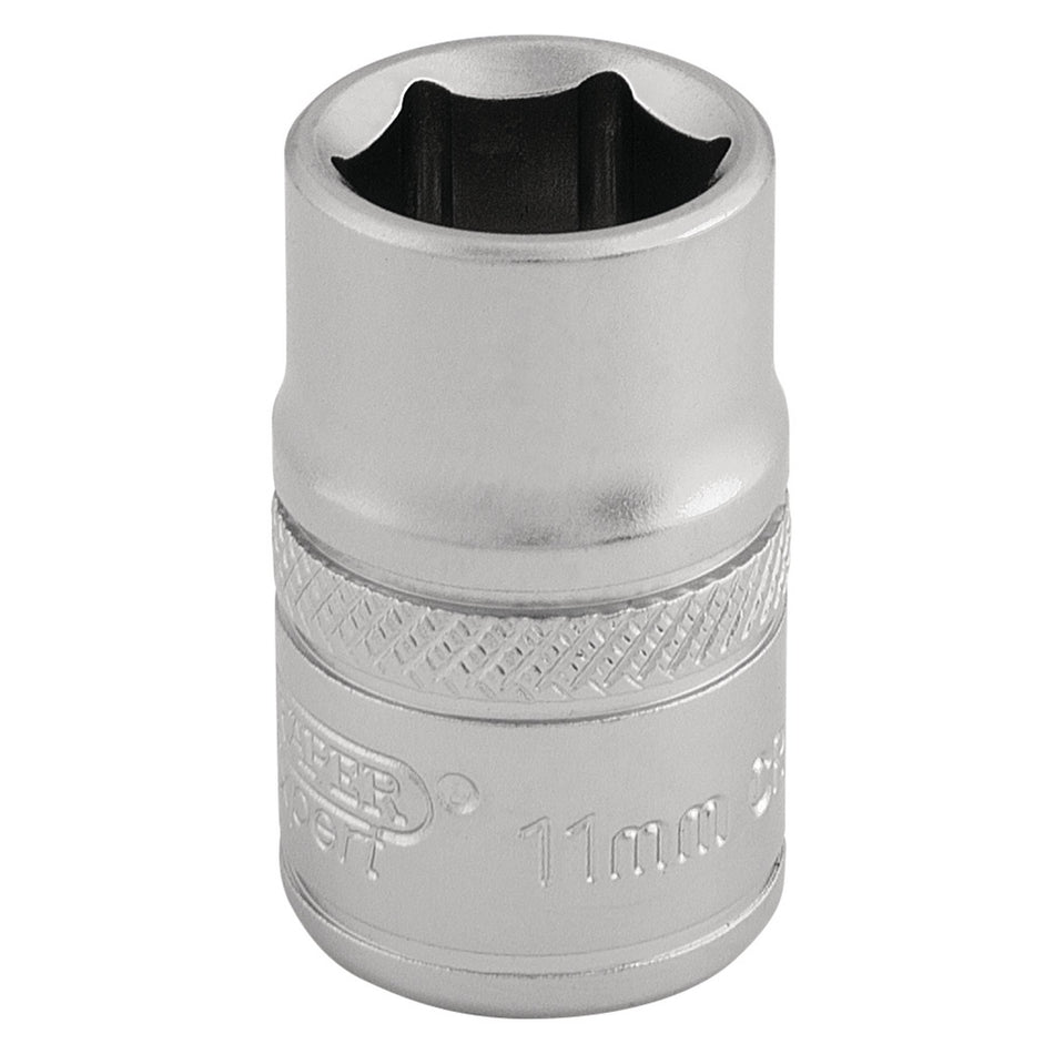 DRAPER 3/8" Square Drive 6 Point Metric Socket (11mm): Model No. D-MM/MS