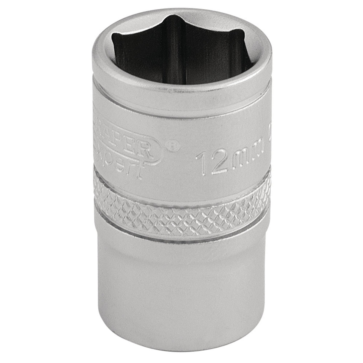 DRAPER 3/8" Square Drive 6 Point Metric Socket (12mm): Model No. D-MM/MS