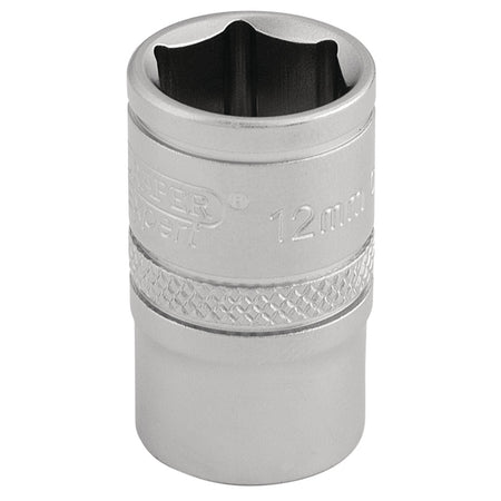 DRAPER 3/8" Square Drive 6 Point Metric Socket (12mm): Model No. D-MM/MS