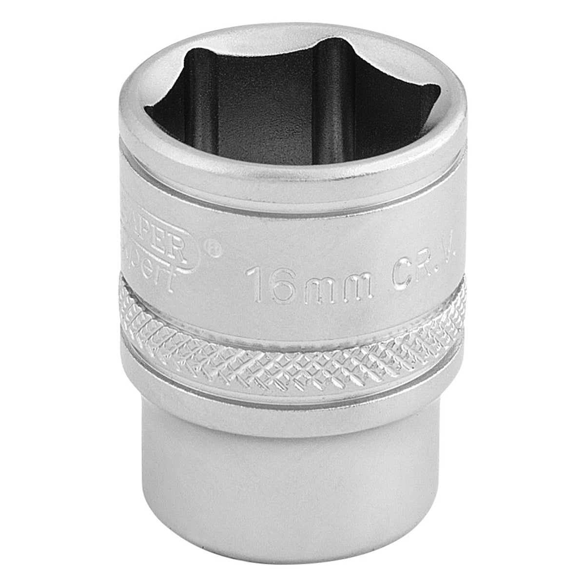 DRAPER 3/8" Square Drive 6 Point Metric Socket (16mm): Model No. D-MM/MS