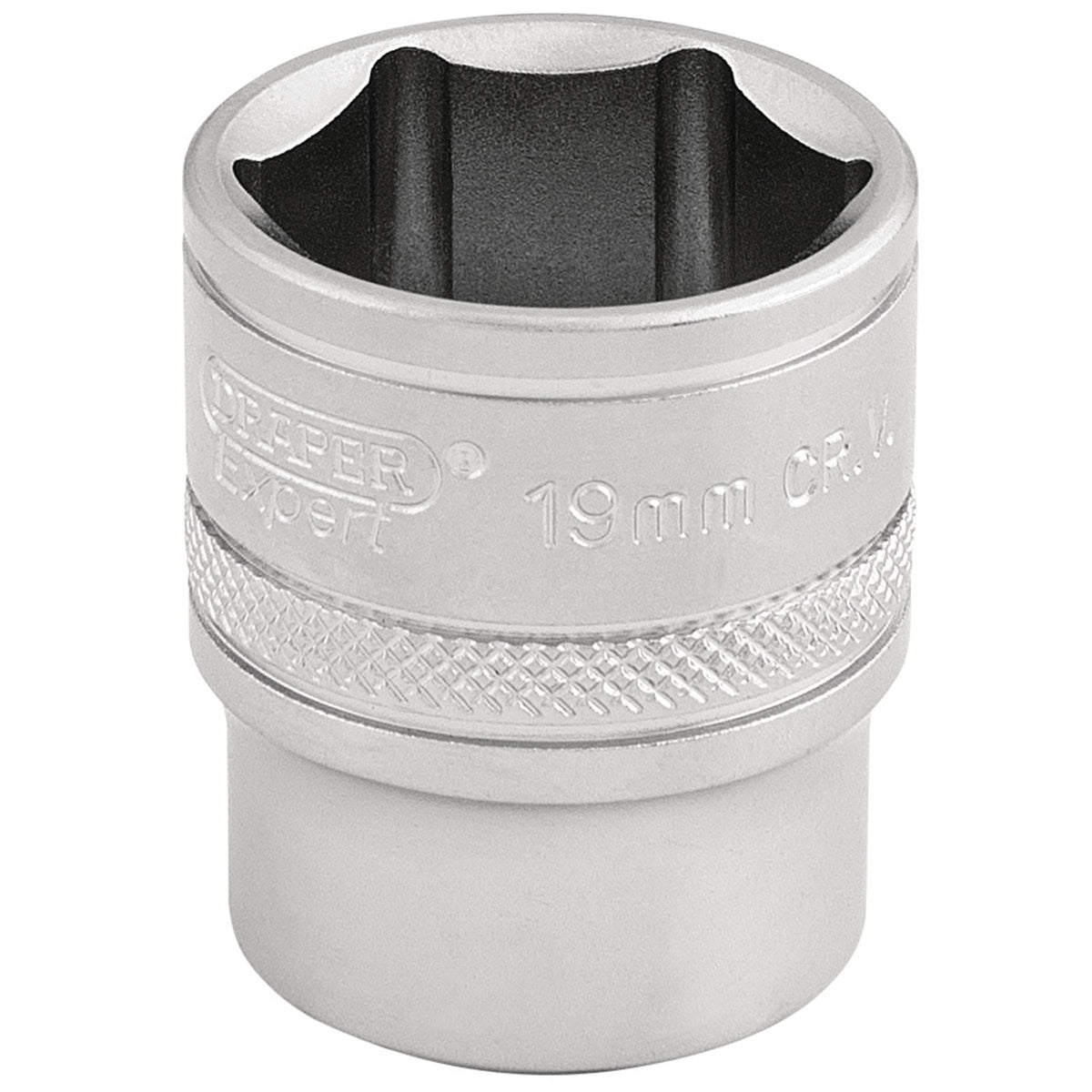 DRAPER 3/8" Square Drive 6 Point Metric Socket (19mm): Model No. D-MM/MS