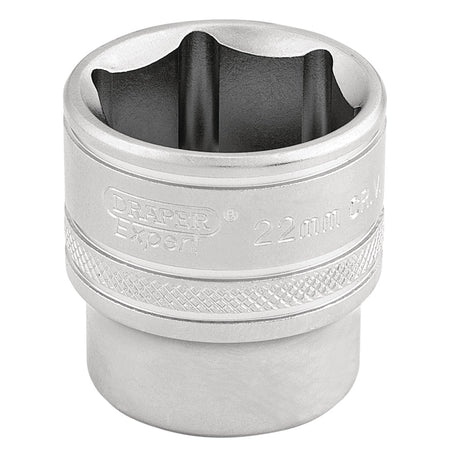 DRAPER 3/8" Square Drive 6 Point Metric Socket (22mm): Model No. D-MM/MS