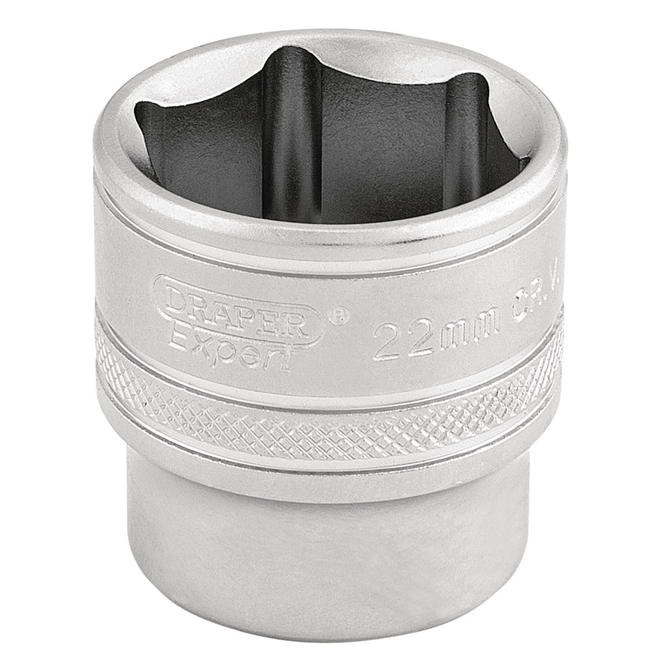 DRAPER 3/8" Square Drive 6 Point Metric Socket (22mm): Model No. D-MM/MS