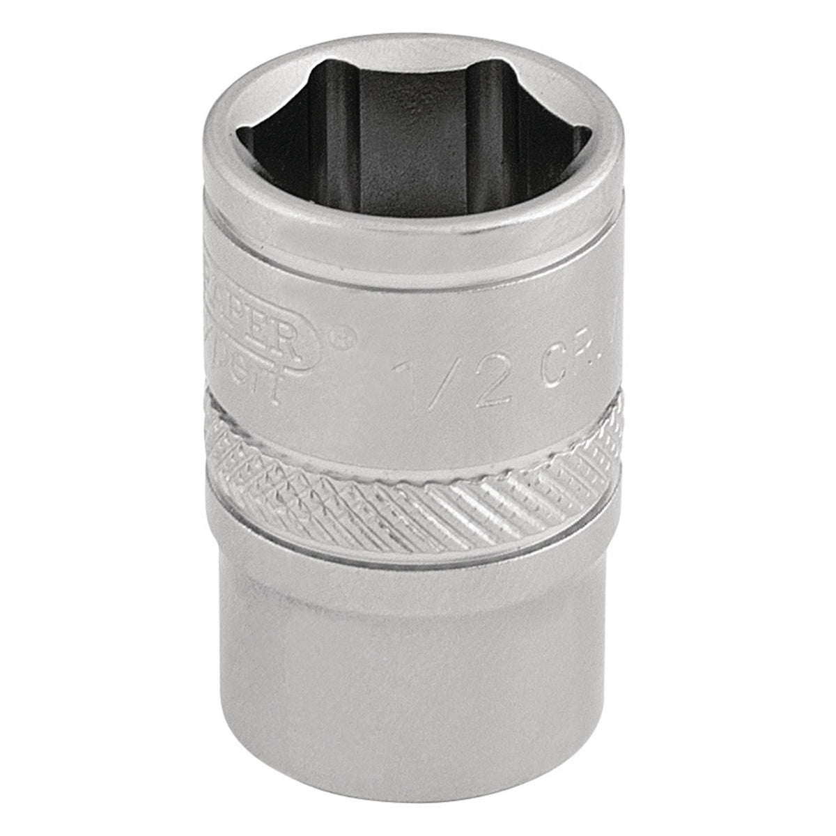 DRAPER 3/8" Square Drive 6 Point Imperial Socket (1/2"): Model No. D-AF/MS