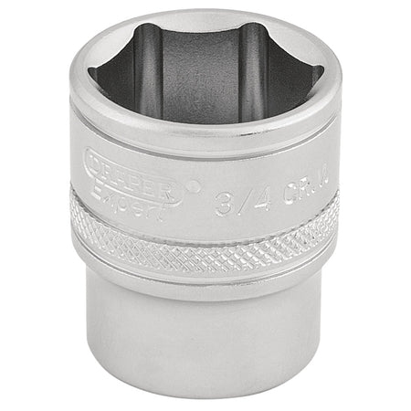DRAPER 3/8" Square Drive 6 Point Imperial Socket (3/4"): Model No. D-AF/MS