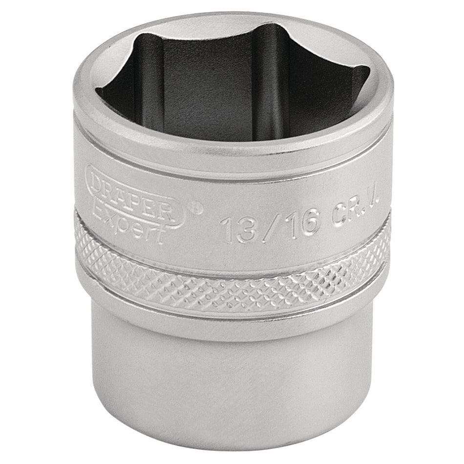 DRAPER 3/8" Square Drive 6 Point Imperial Socket (13/16"): Model No. D-AF/MS