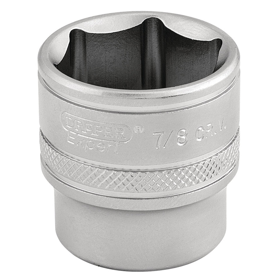 DRAPER 3/8" Square Drive 6 Point Imperial Socket (7/8"): Model No. D-AF/MS