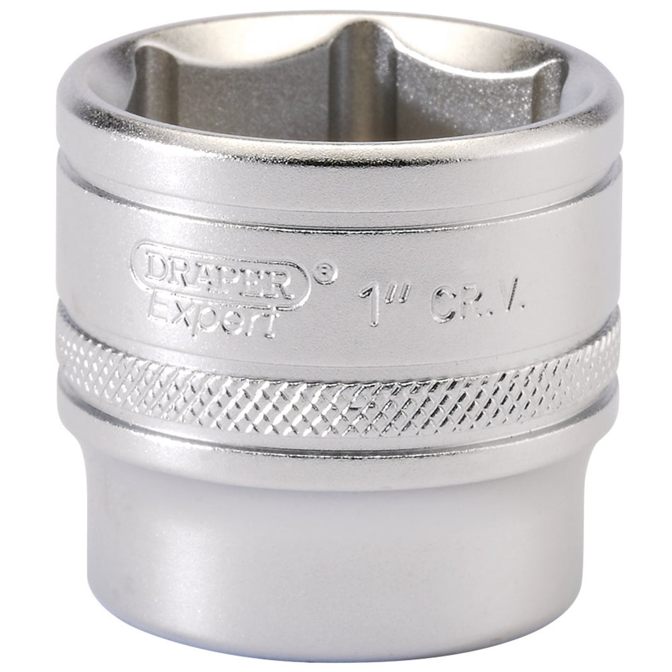 DRAPER 3/8" Square Drive 6 Point Imperial Socket (1"): Model No. D-AF/MS