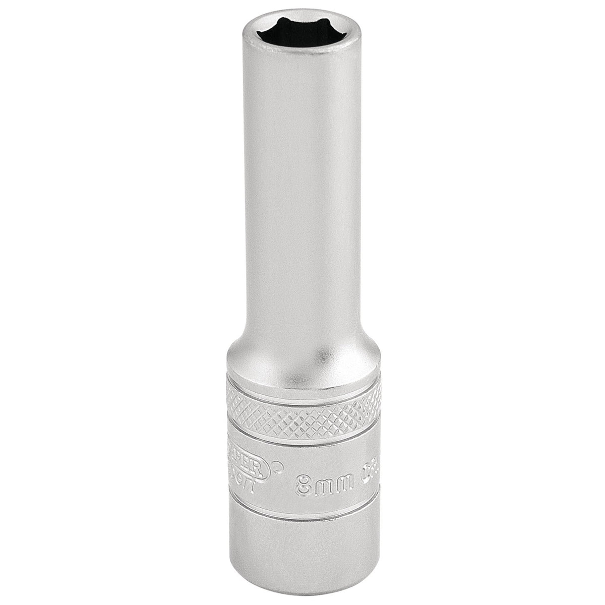 DRAPER 3/8" Square Drive 6 Point Metric Deep Socket (8mm): Model No. DT-MM/MS
