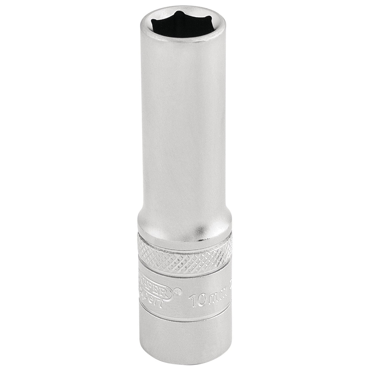 DRAPER 3/8" Square Drive 6 Point Metric Deep Socket (10mm): Model No. DT-MM/MS