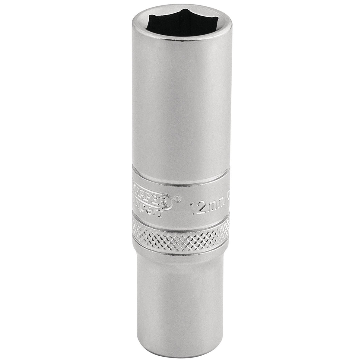 DRAPER 3/8" Square Drive 6 Point Metric Deep Socket (12mm): Model No. DT-MM/MS