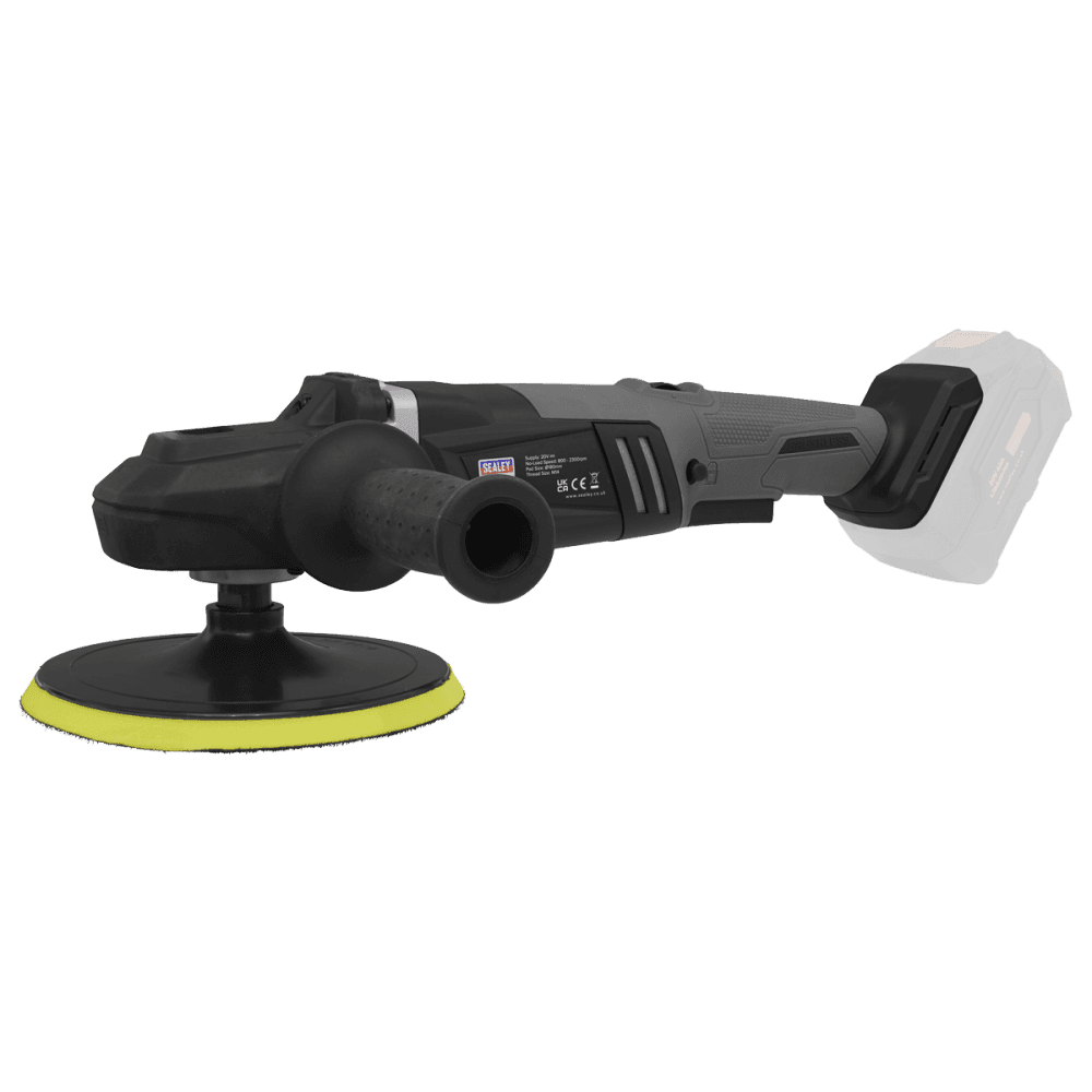 Sealey Premier SV20 Series 180mm Brushless Cordless Rotary Polisher 20V - Body Only Model No- CP20VRPX