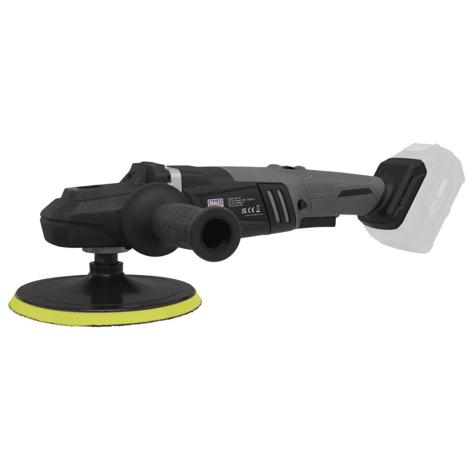 Sealey Premier SV20 Series 180mm Brushless Cordless Rotary Polisher 20V - Body Only Model No- CP20VRPX