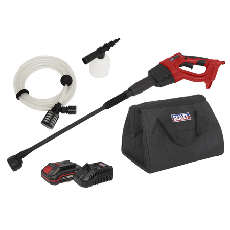 Sealey Cordless Pressure Washer 20V SV20 Series 2Ah Model No- CP20VPWKIT1
