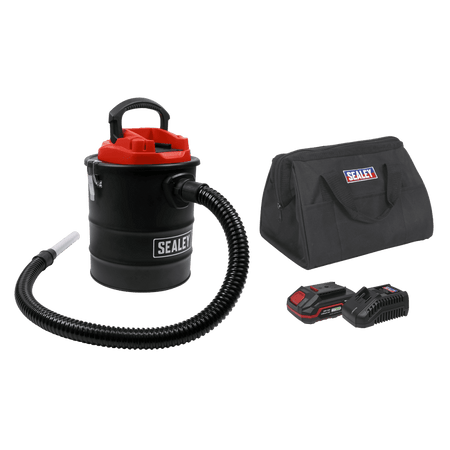 Sealey SV20 Series 15L Cordless Handheld Ash Vacuum Cleaner Kit 20V 2Ah SV20 Model No- CP20VAVKIT1