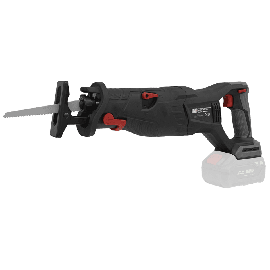 Sealey Brushless Reciprocating Saw 20V SV20 Series - Body Only Model No- CP20VRSX