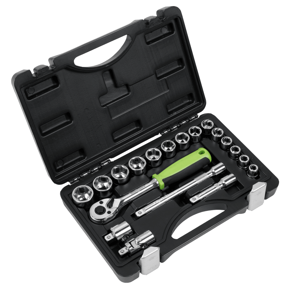 Sealey Socket Set 19pc 3/8"Sq Drive Metric Model No- S01235