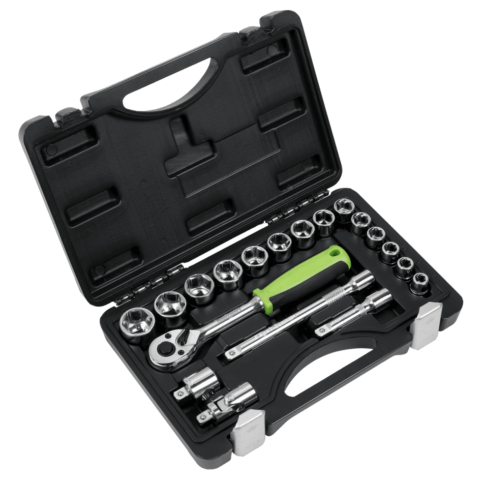 Sealey Socket Set 19pc 3/8"Sq Drive Metric Model No- S01235