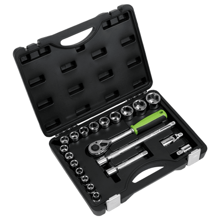 Sealey Socket Set 21pc 1/2"Sq Drive Metric Model No- S01237
