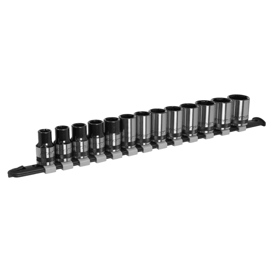 Sealey Socket Set 13pc 1/2"Sq Drive Metric - Black Series Model No- AK7994