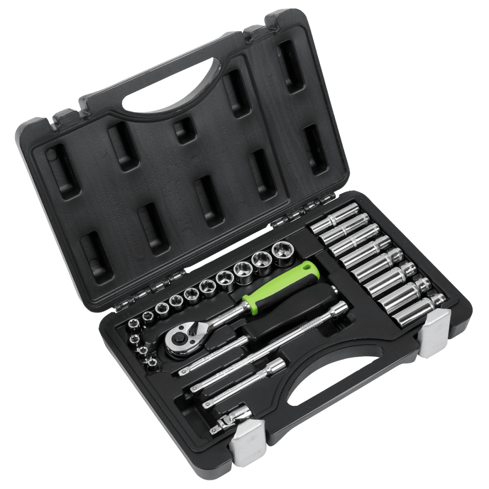 Sealey Socket Set 26pc 1/4"Sq Drive Metric Model No- S01234