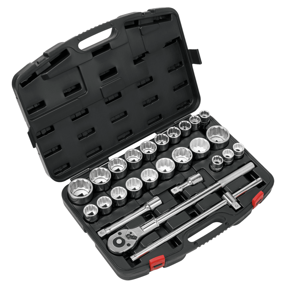 Sealey Socket Set 26pc 3/4"Sq Drive 12-point WallDrive Model No- AK2584
