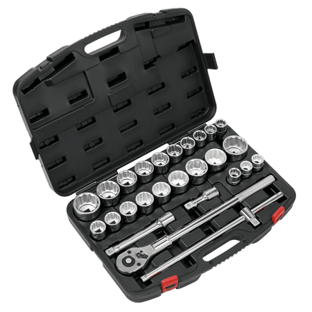 Sealey Socket Set 26pc 3/4"Sq Drive 12-point WallDrive Model No- AK2584