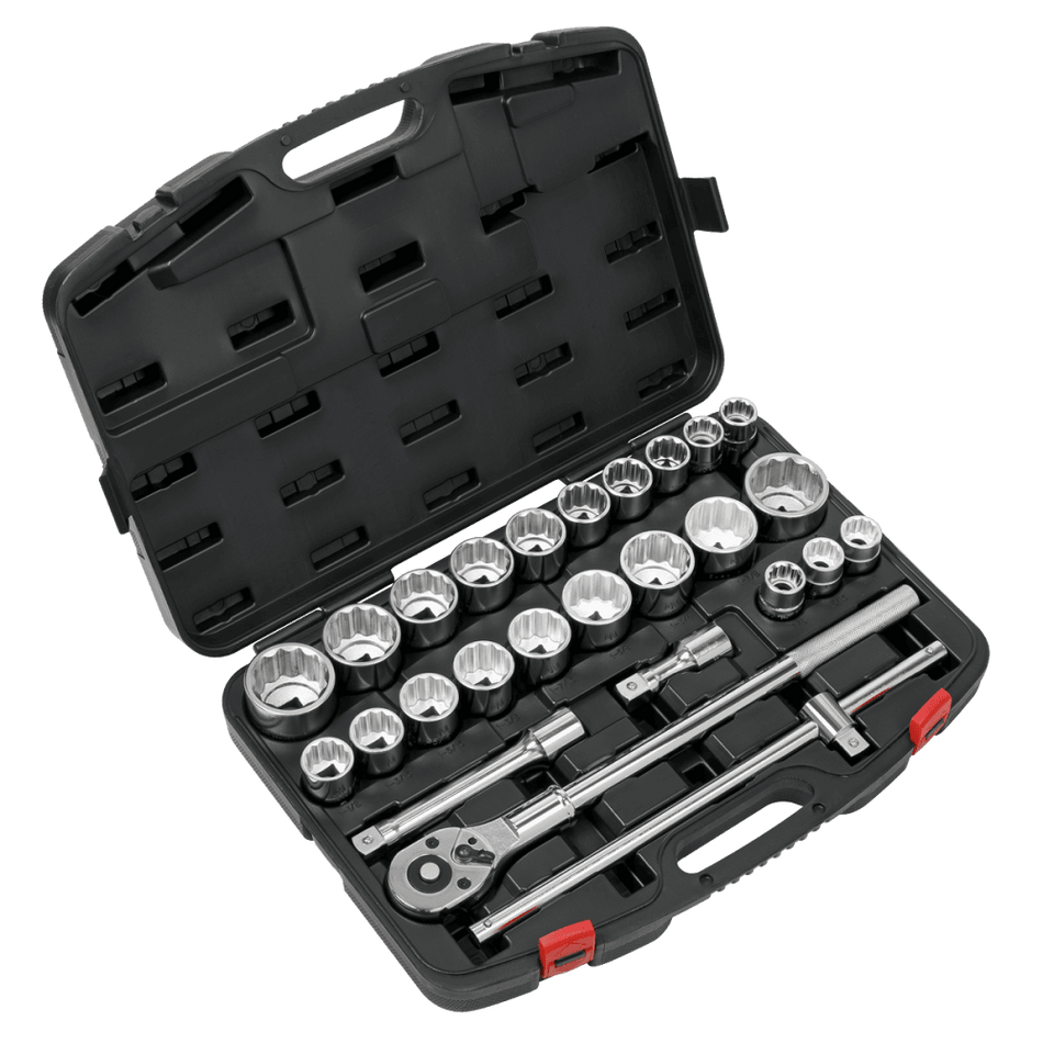 Sealey Socket Set 26pc 3/4"Sq Drive 12-point WallDrive Model No- AK2584