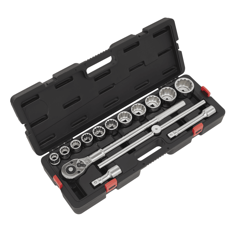Sealey Socket Set 3/4"Sq Drive 12-point WallDrive 15pc Metric Model No- AK2583