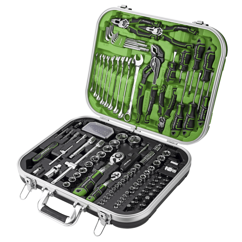 Sealey Mechanic's Tool Kit 144pc Hi-Vis Green Model No- AK7980HV